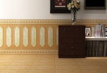 Ưu điểm và cách sử dụng gạch ốp chân tường phòng khách