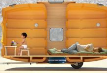 Ngôi nhà di động từ bề nước tái chế