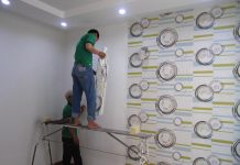 Thi công giấy dán tường chuyên nghiệp