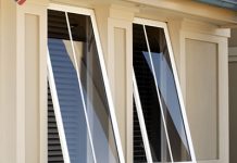 Cửa sổ nhôm kính mở lật sự hoàn hảo cho một ngôi nhà