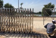 Dịch vụ sữa chữa cổng xếp chuyên nghiệp tại Thanh Trì Hà Nội