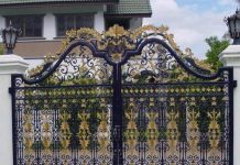 Cửa sắt nghê thuật sự lựa chọn tuyệt vời dành cho những ngôi biệt thự