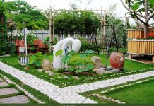 Những đặc điểm trong thiết kế sân vườn hiện nay, đa sắc màu và mang lại niềm vui cho gia chủ