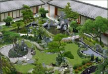 Gia đình hạnh phúc, làm ăn phát đạt nhờ thiết kế sân vườn đúng phong thủy