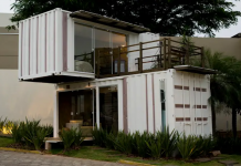 Thi công thiết kế nhà ở Container uy tín tại TP.HCM Cửa cuốn đẹp